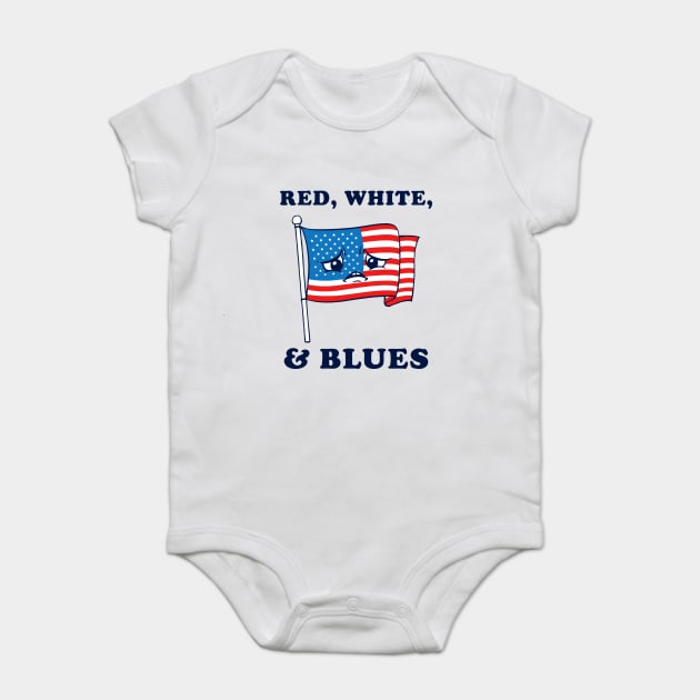 Red White And Blues Baby Bodysuit by dumbshirts
